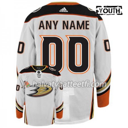 Lasten NHL Anaheim Ducks Pelipaita Custom Adidas Valkoinen Authentic